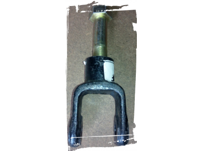 Кронштейн крепления амортизатора нижний 6х4 (вилка+болт) SH F3000 SHAANXI / Shacman (ШАНКСИ / Шакман) 81.43740.0171 фото 1 Астрахань