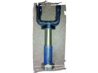 Кронштейн крепления амортизатора нижний 8х4 2-ой оси (вилка+болт) SH F3000 SHAANXI / Shacman (ШАНКСИ / Шакман) 81.43740.0145 фото 1 Астрахань