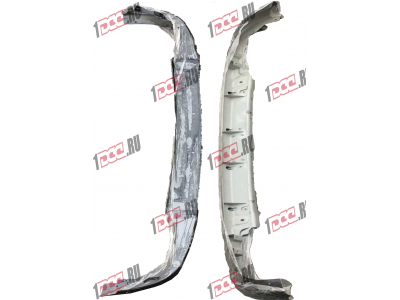 Бампер A7 черный нижний металлический узкий HOWO A7 WG1664240006/1 фото 1 Астрахань