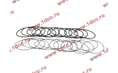 Кольцо уплотнительное гильзы цилиндра (комплект 12 тонких и 12 толстых) двигатель TD226B6G фото Астрахань