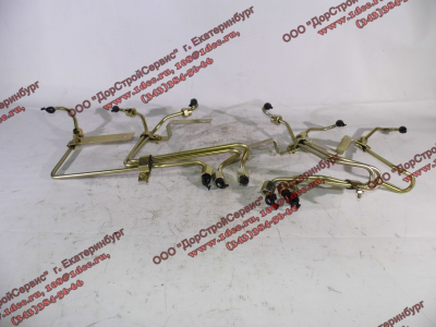 Трубки высокого давления на форсунки H2 усиленные, комплект 6шт HOWO (ХОВО) 61560080278 фото 1 Астрахань